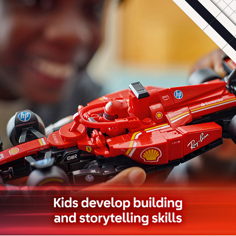 LEGO® Speed Champions Ferrari SF-24 F1® Race Car 77242, Ages 10+, Building Blocks (275 Pieces)