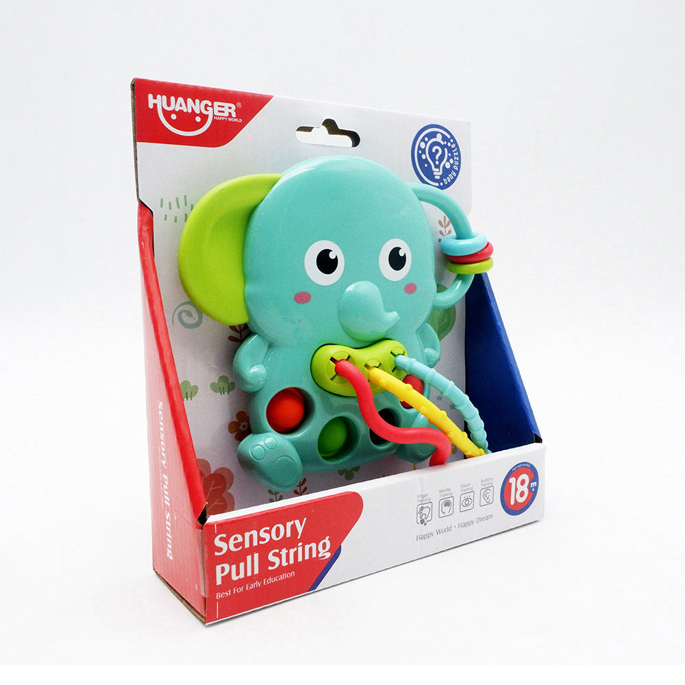 Huanger Sensory Pull String - Elephant Secondary image