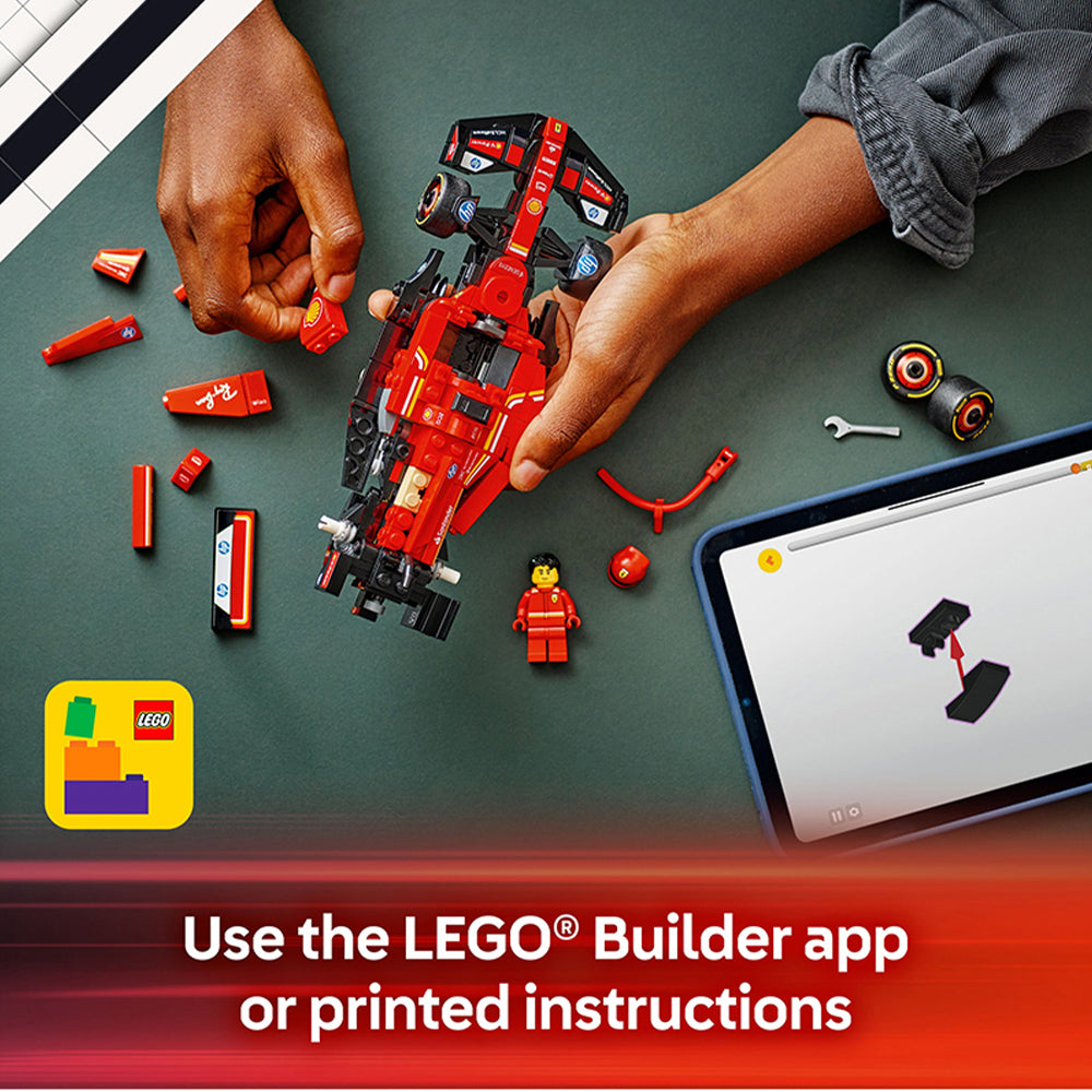 LEGO® Speed Champions Ferrari SF-24 F1® Race Car 77242, Ages 10+, Building Blocks (275 Pieces)