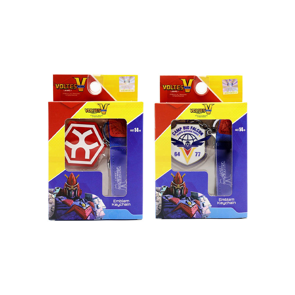 Voltes V Legacy Emblem Keychain