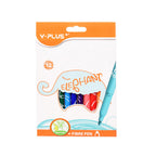 Y-Plus Elephant Washable Fibre Pen  - 12 colors