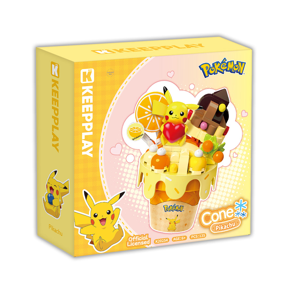 Keepplay Pokemon Cone Building Blocks