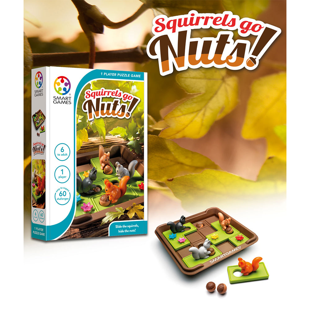Smart Games 1 Player Puzzle Game - Squirrels Go Nuts! Main image