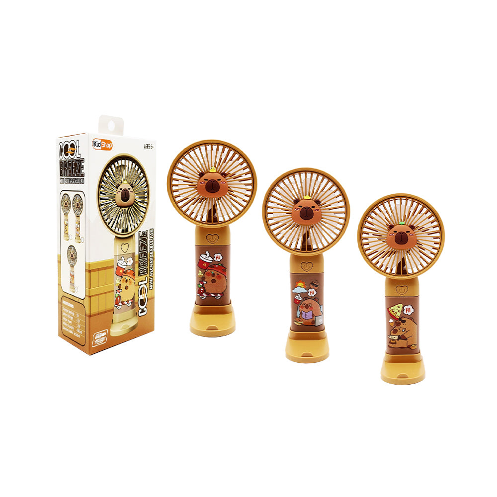 Kidshop Cool Breeze Mini Hand Fan Capybara