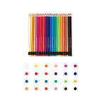 Y-Plus We-Tri Erasable Colour Pencil - 24 Colours