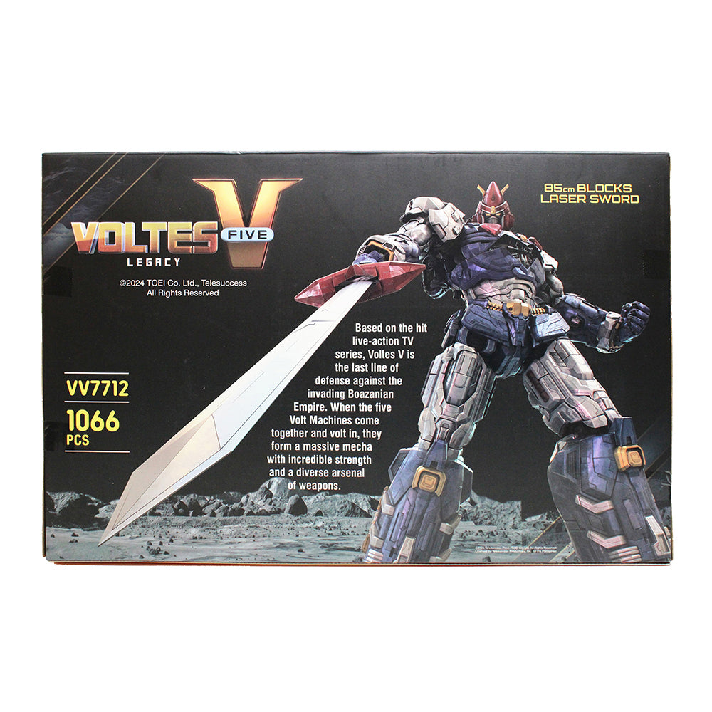 Voltes V Legacy 85cm Laser Sword 1066 Pieces Building Blocks Set