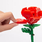 Play Pop Rose Flower Bouquet, For Ages 8+, building Blocks Set, 480 Pieces