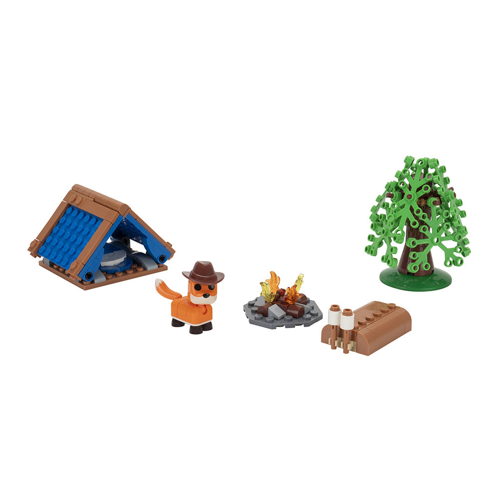 BLDR Adopt Me! Red Fox & Campsite Building Blocks (139 Pieces)