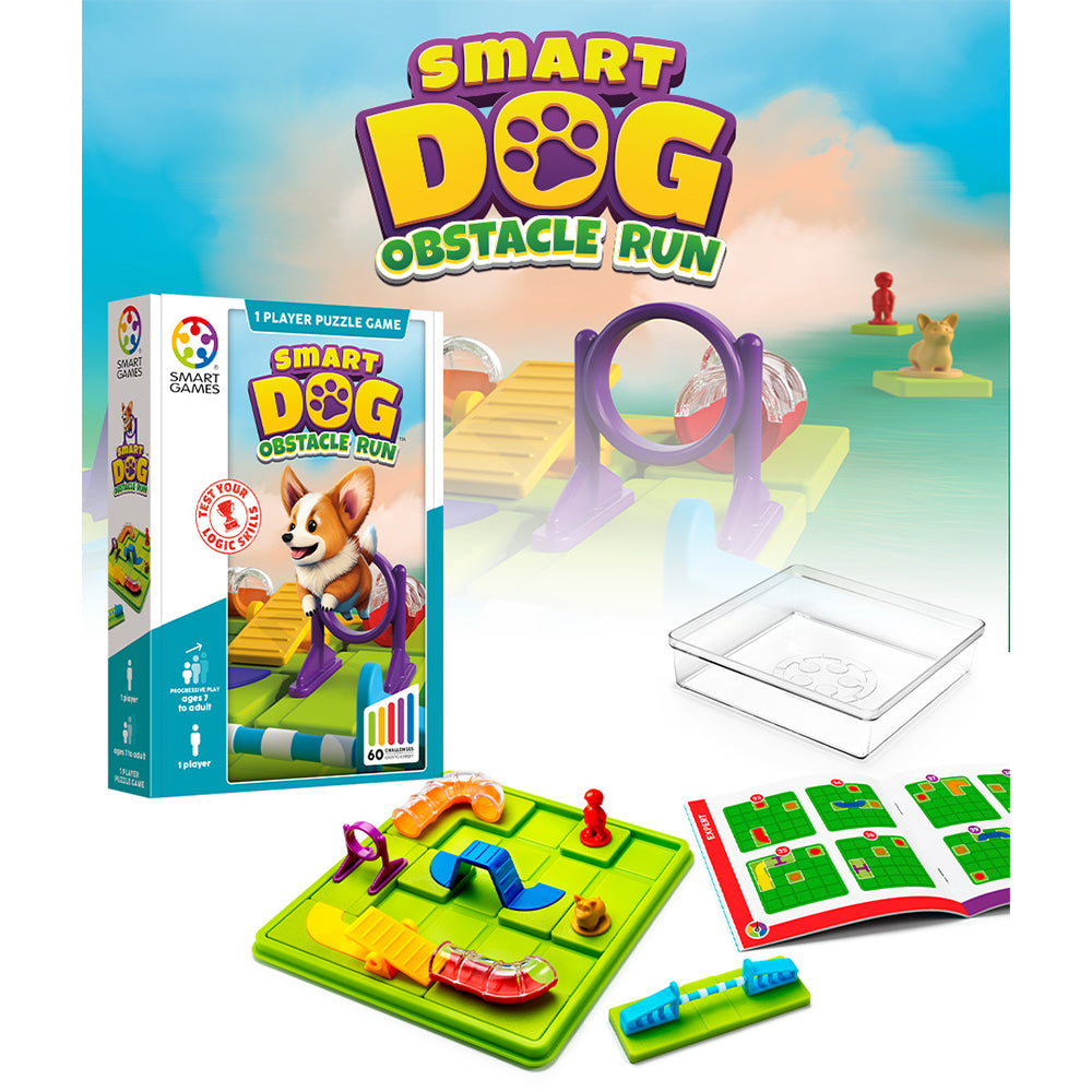 Smart Games 1 Player Puzzle Game - Smart Dog Obstacle Run Main image