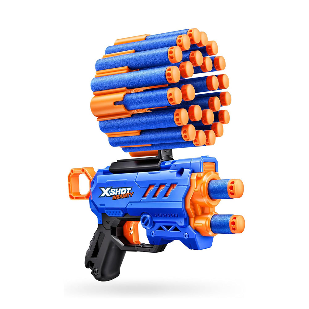Zuru X-shot Insanity Micro Air Blaster 24 Air Pocket Darts, Ages 8+