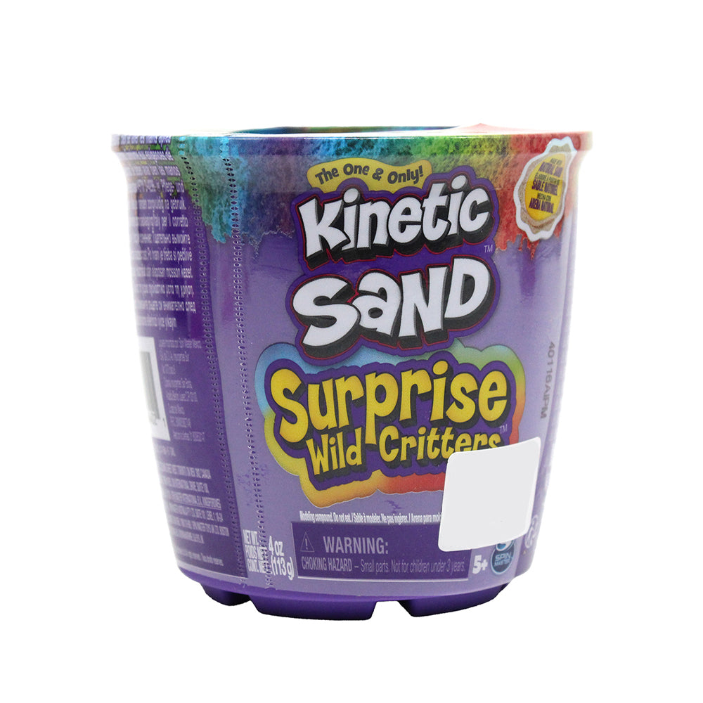 The One and Only! Kinetic Sand Surprise Wild Critters 4oz