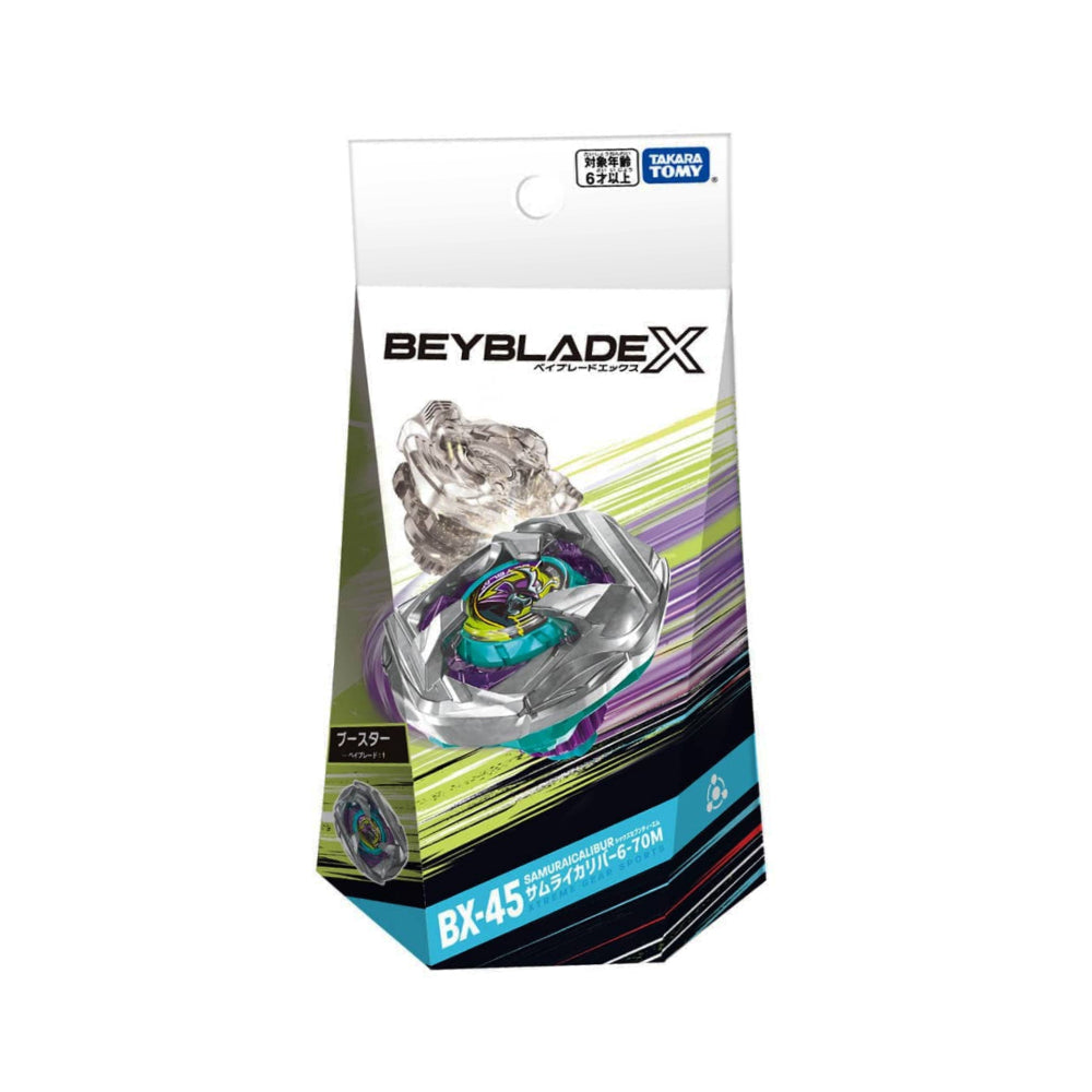 Takara Tomy Beyblade X BX Series - Samurai Calibur Booster 6-70M (BX-45)