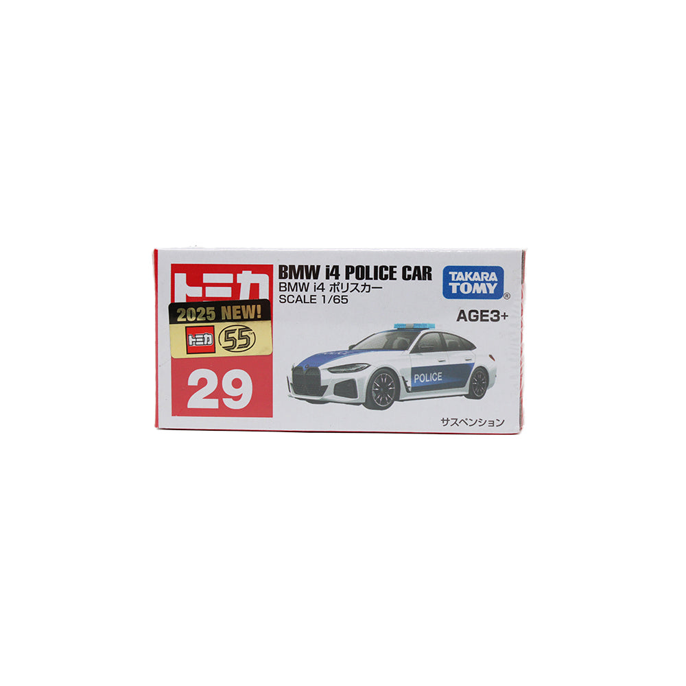 Tomica No. 29 BMW i4 Police Car Asia