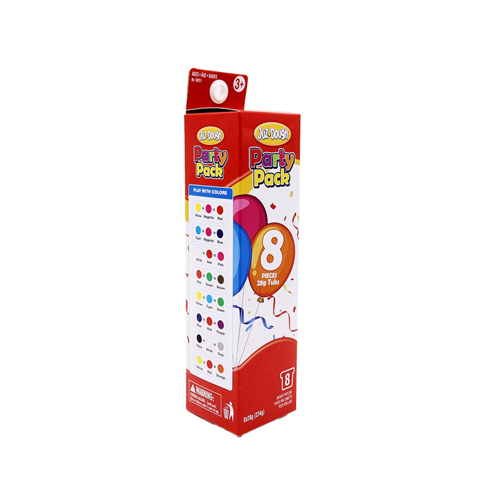 Juz Dough Party Pack 8-Pieces 28g Tubs