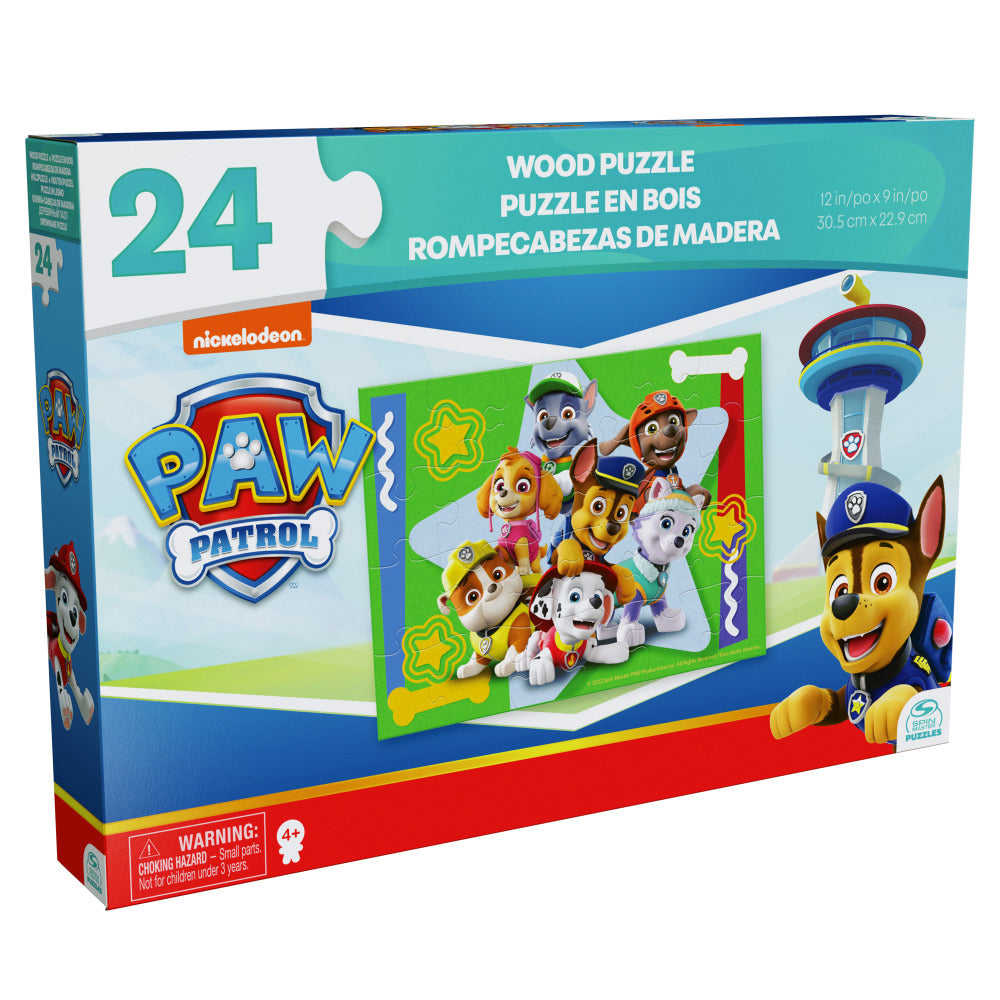 Spin Master Puzzles Paw Patrol Wood Puzzles 24pcs (30.5cm x 22.9cm)