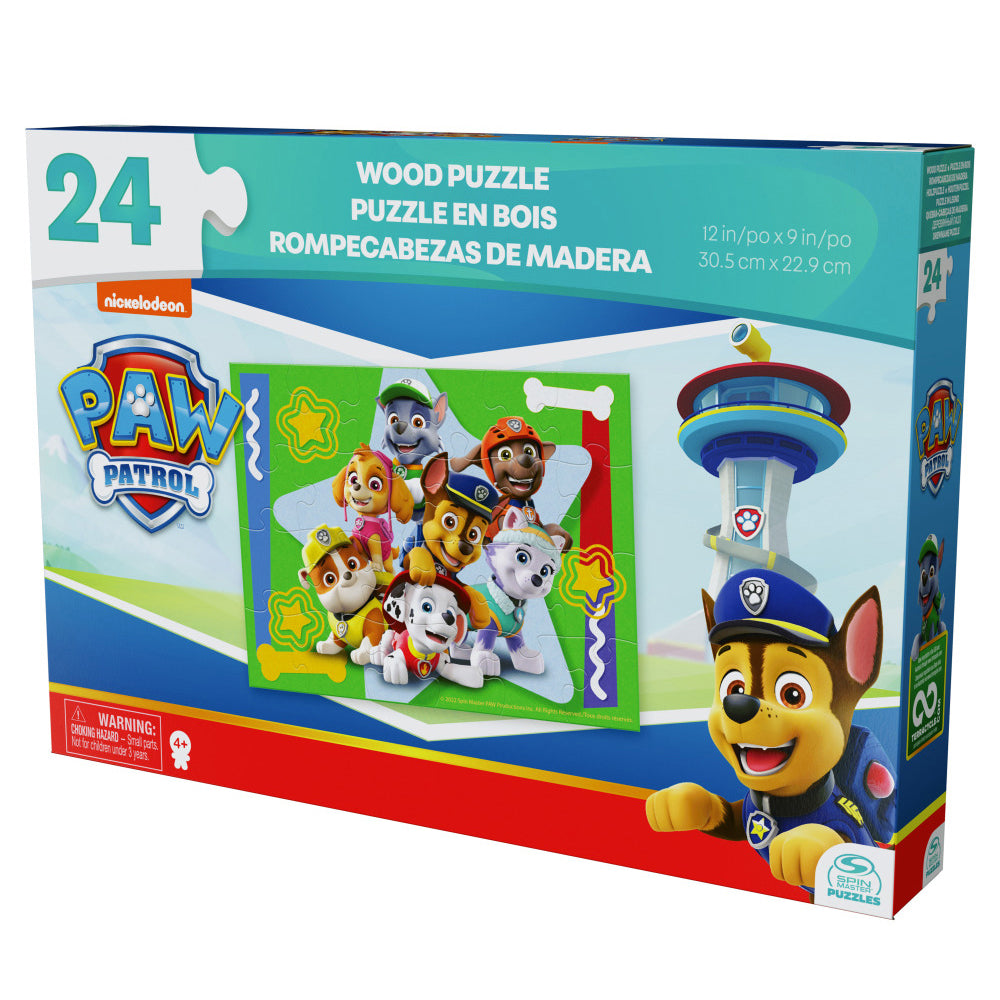 Spin Master Puzzles Paw Patrol Wood Puzzles 24pcs (30.5cm x 22.9cm)