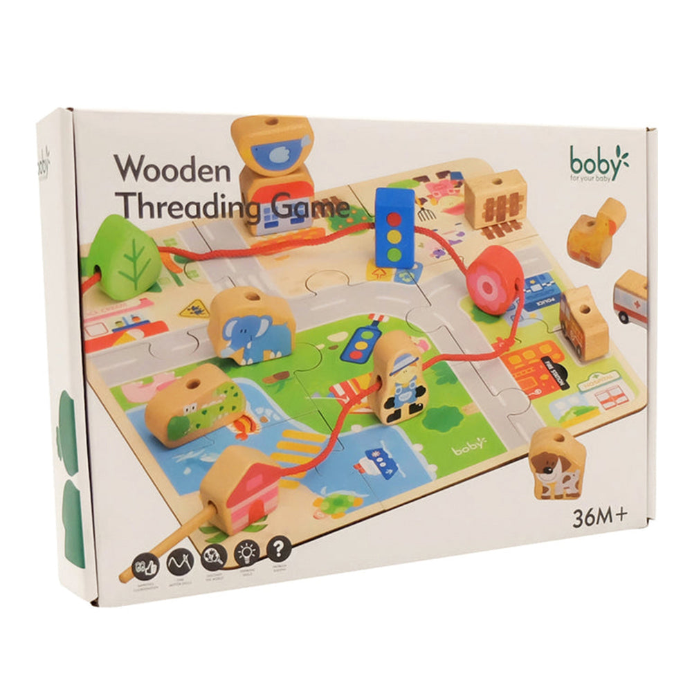 Boby Wooden Threading Game