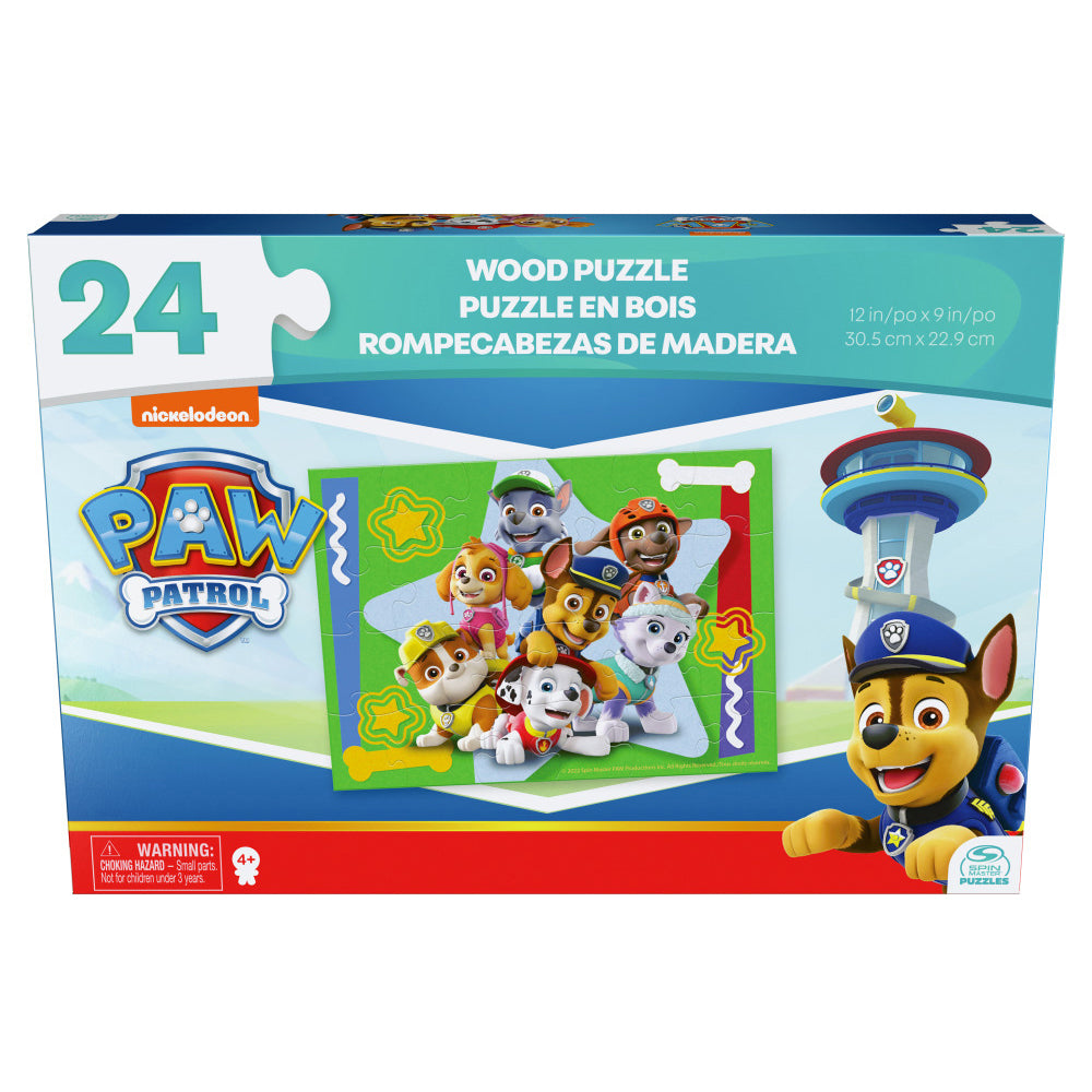 Spin Master Puzzles Paw Patrol Wood Puzzles 24pcs (30.5cm x 22.9cm)