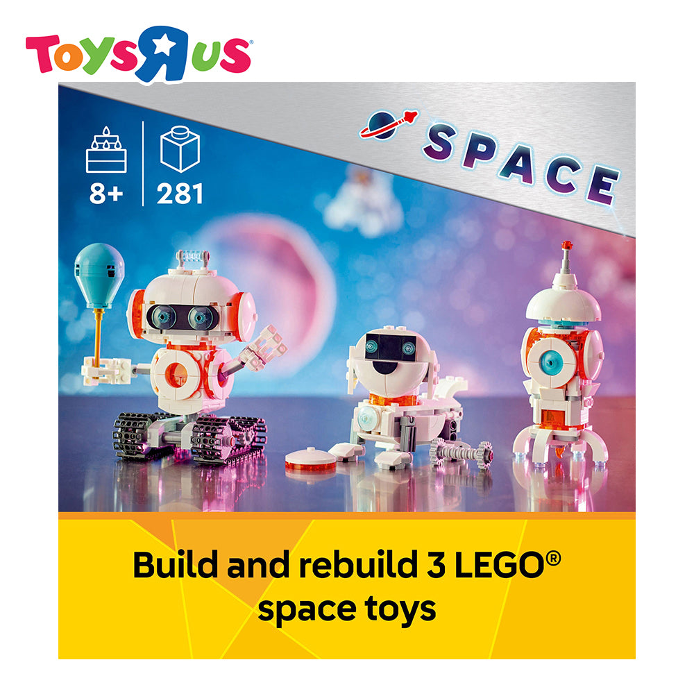 LEGO® Creator 31164 3in1 Space Robot, Ages 8+, Building Blocks (281 Pieces)