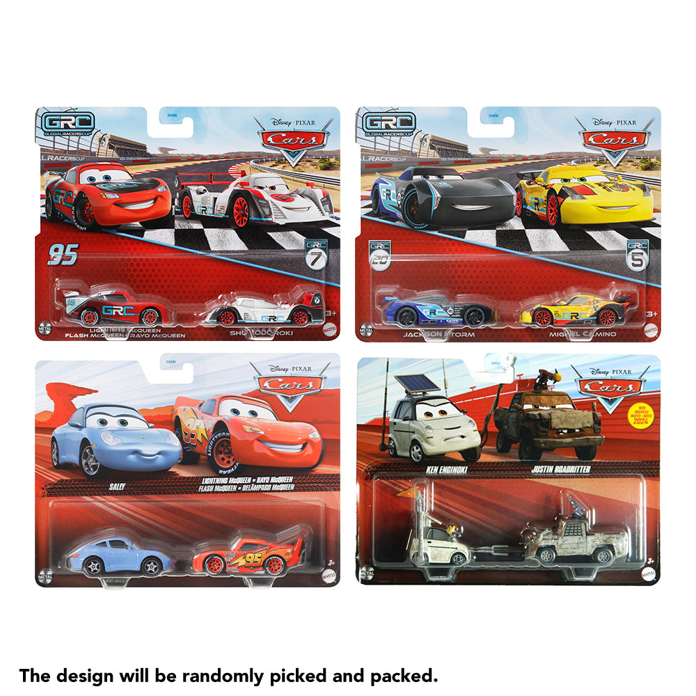 Disney Pixar Cars Global Racers Cup 2 Pack Die Cast Vehicle Assorted Main image