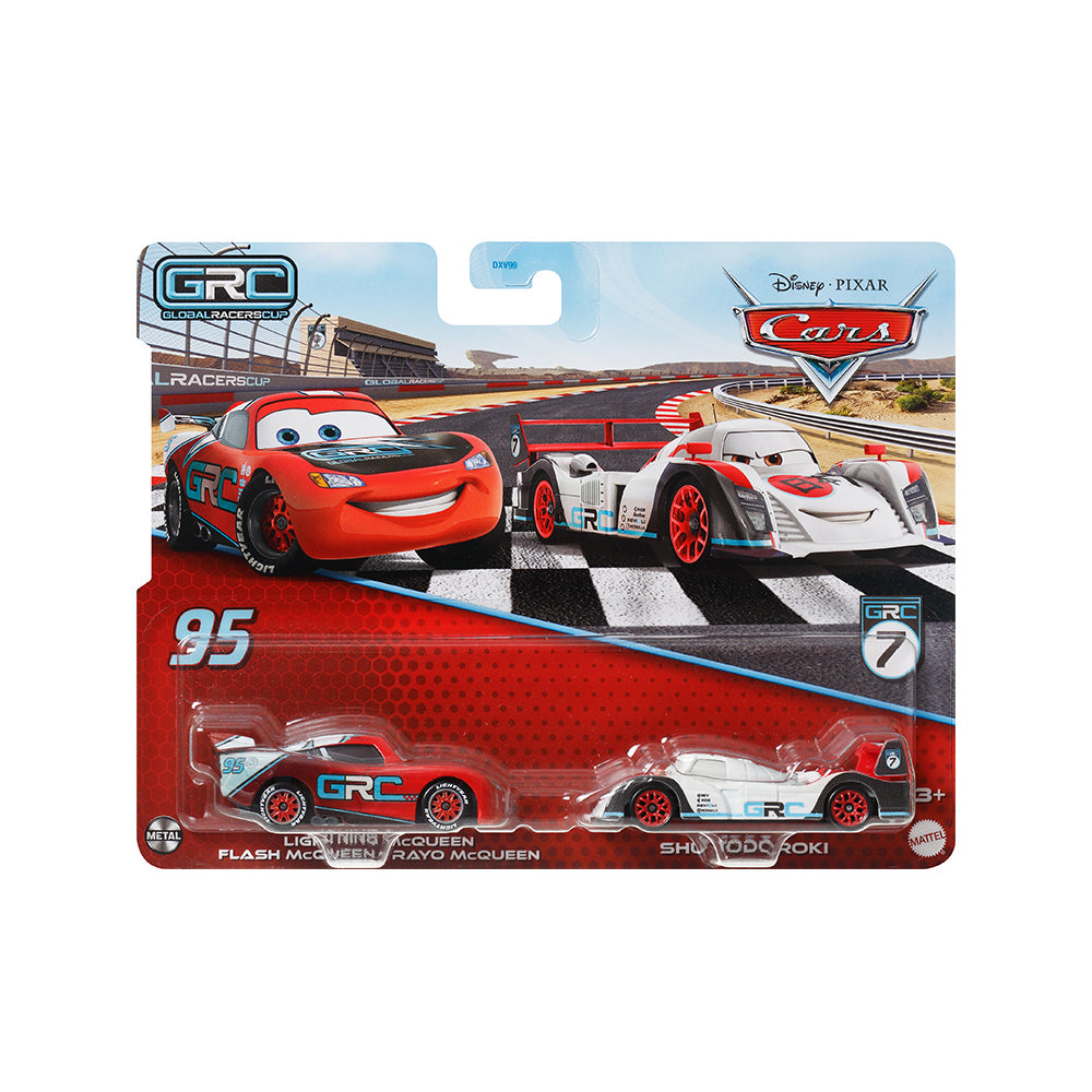Disney Pixar Cars Global Racers Cup 2 Pack Die Cast Vehicle Assorted Secondary image