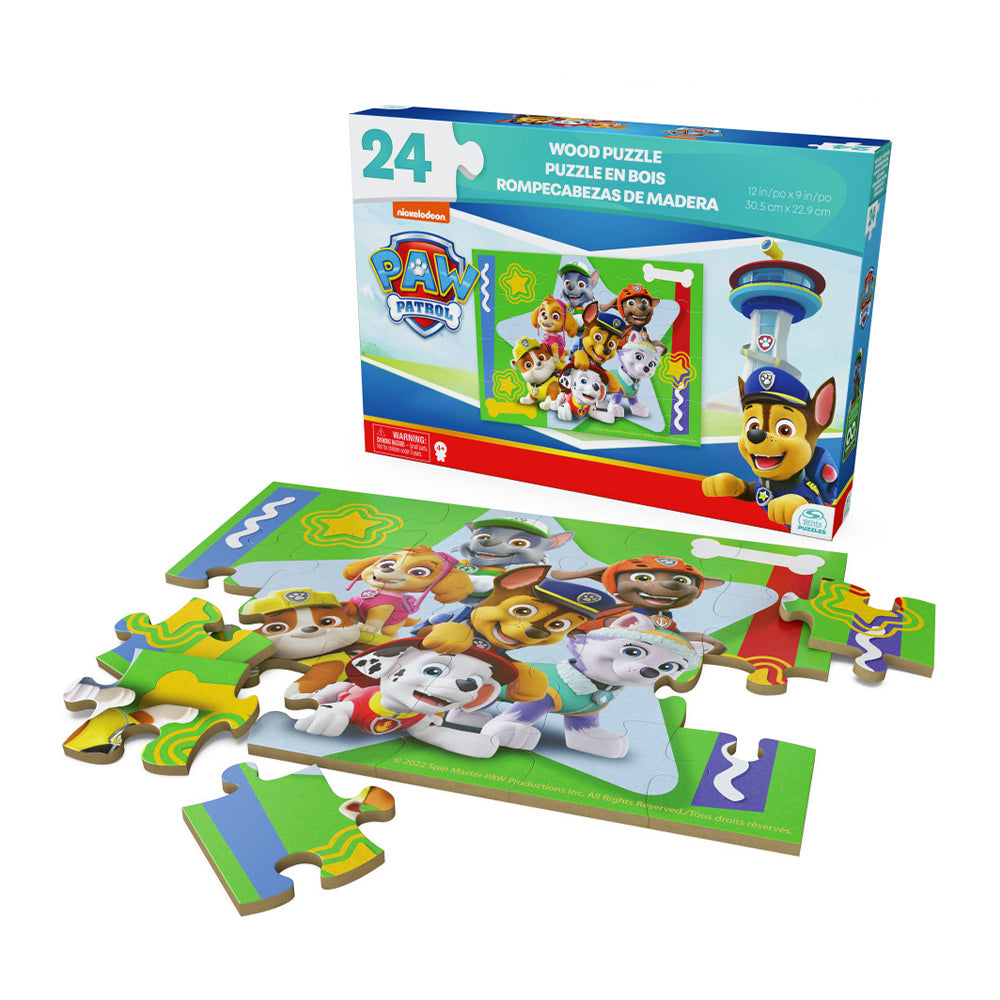 Spin Master Puzzles Paw Patrol Wood Puzzles 24pcs (30.5cm x 22.9cm) Main image