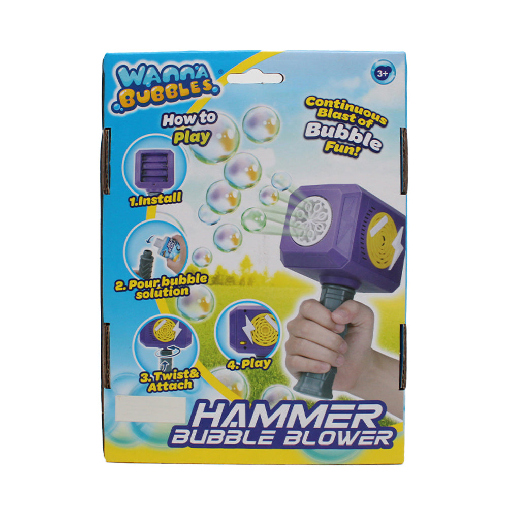 Wanna Bubbles Hammer Bubble Blower 2.7 fl oz (80mL)