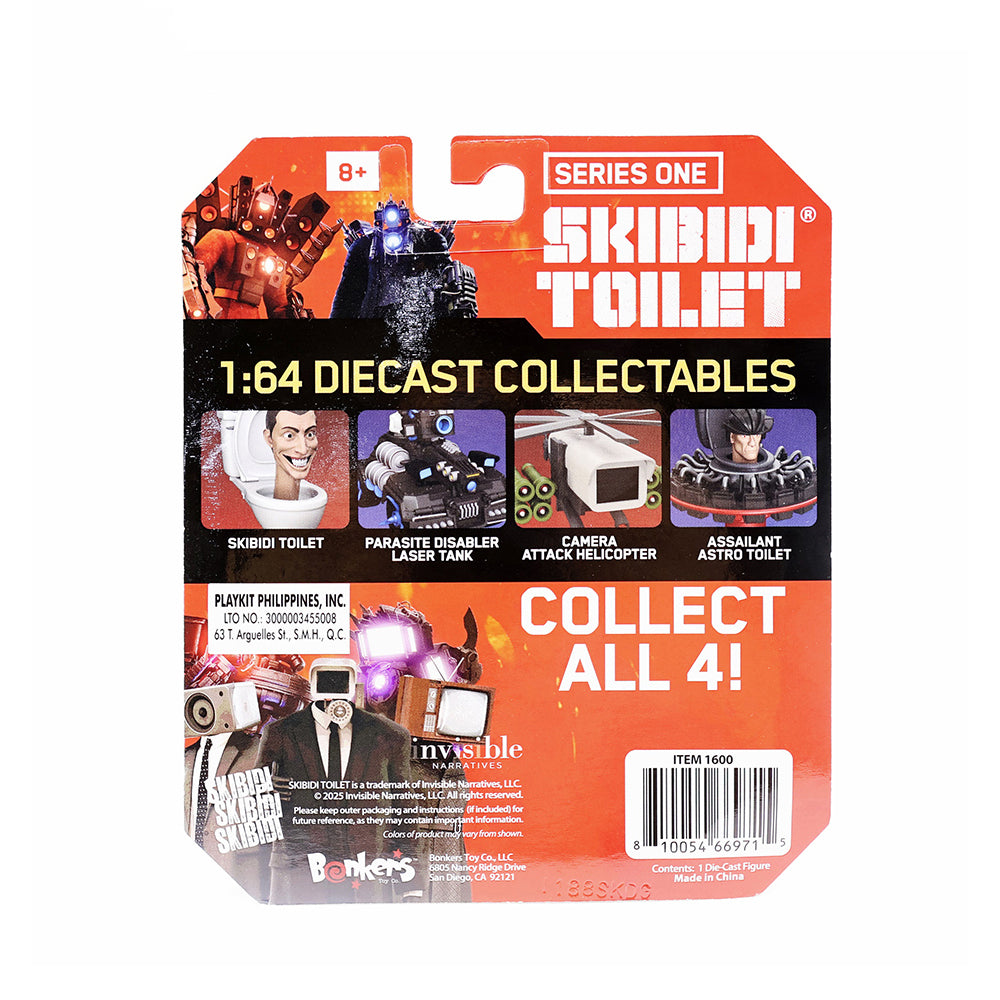 Skibidi Toilet 1:64 Die-cast Series One