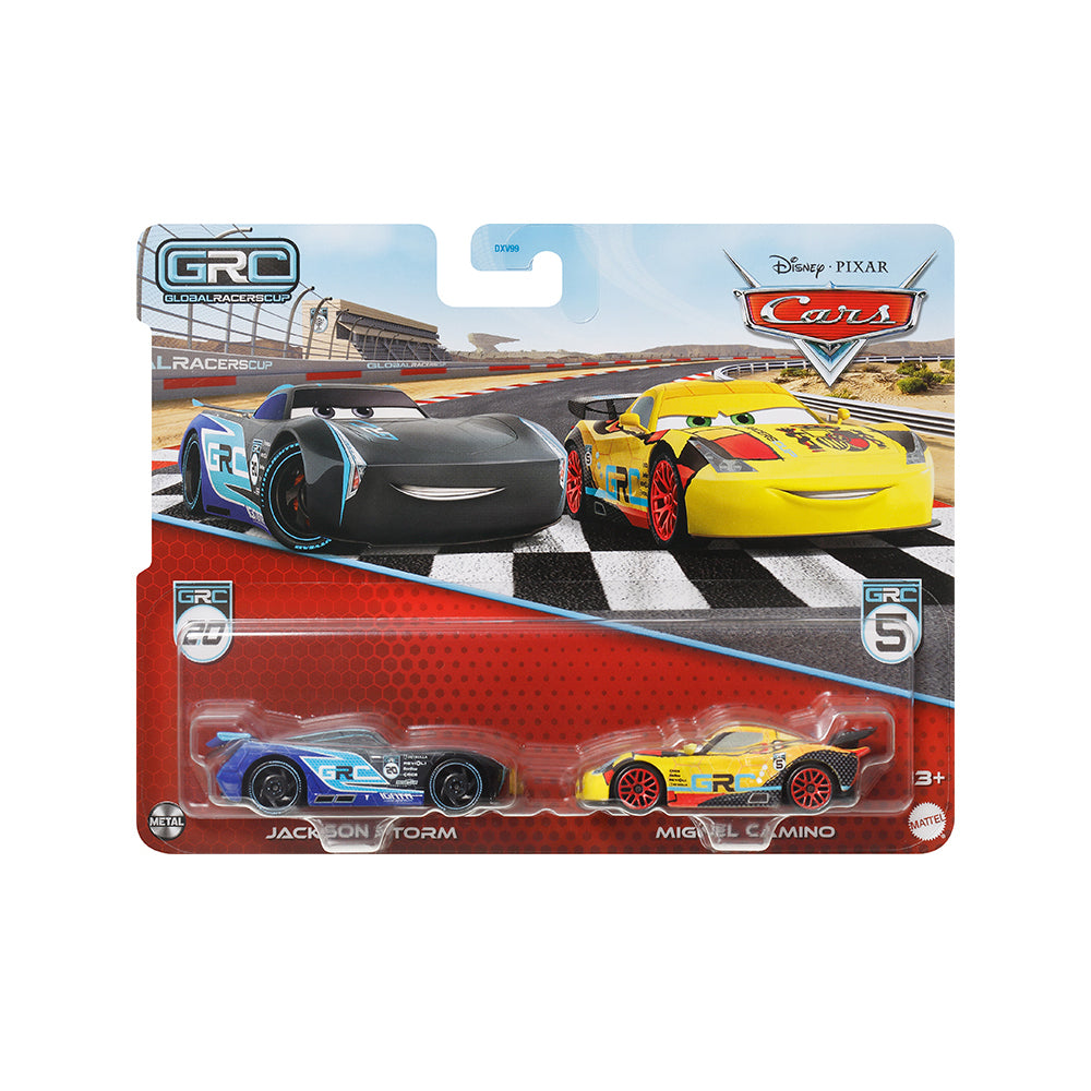 Disney Pixar Cars Global Racers Cup 2 Pack Die Cast Vehicle Assorted