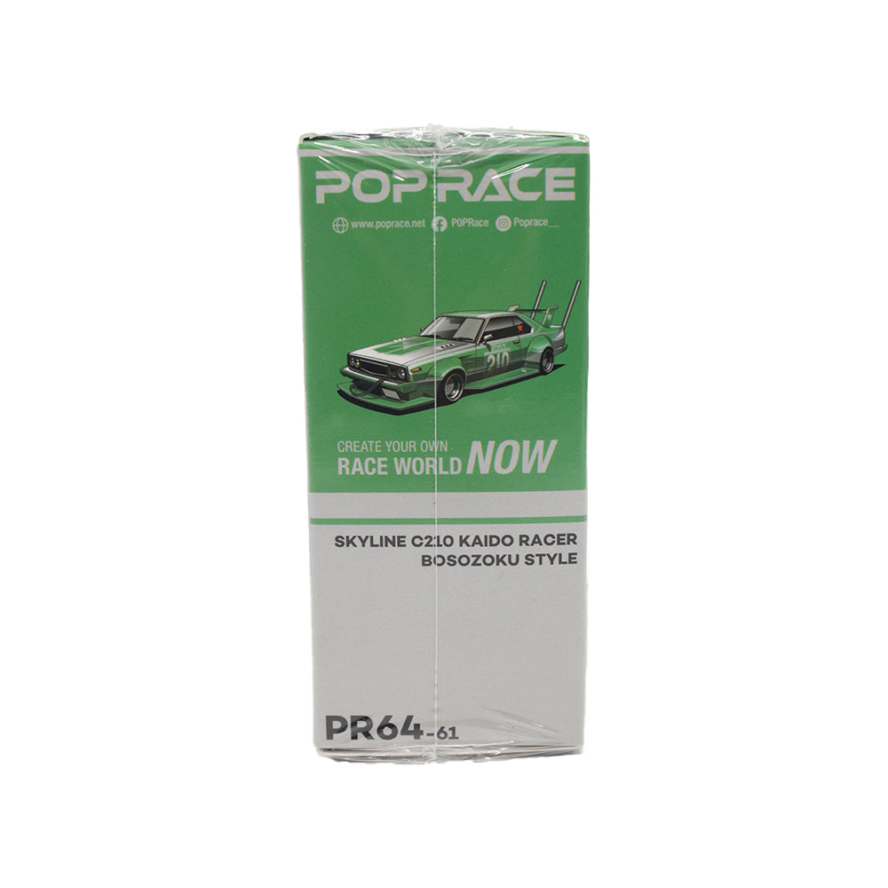 Pop Race 1:64 - PR64-61 Skyline C210 Kaido Racer Bosozoku Style