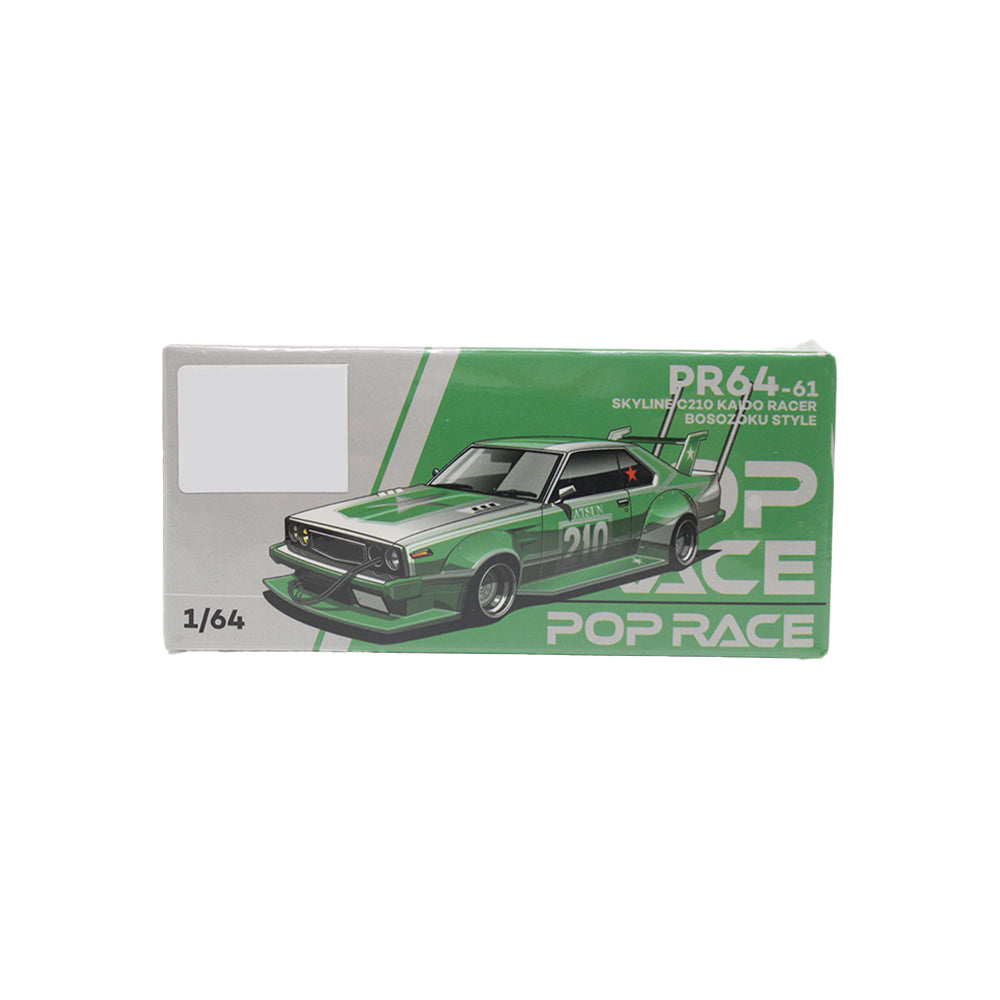 Pop Race 1:64 - PR64-61 Skyline C210 Kaido Racer Bosozoku Style