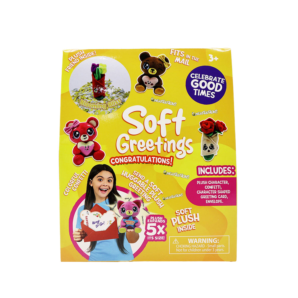 Team Toys Soft Greetings Plush - Congratulations! Main image