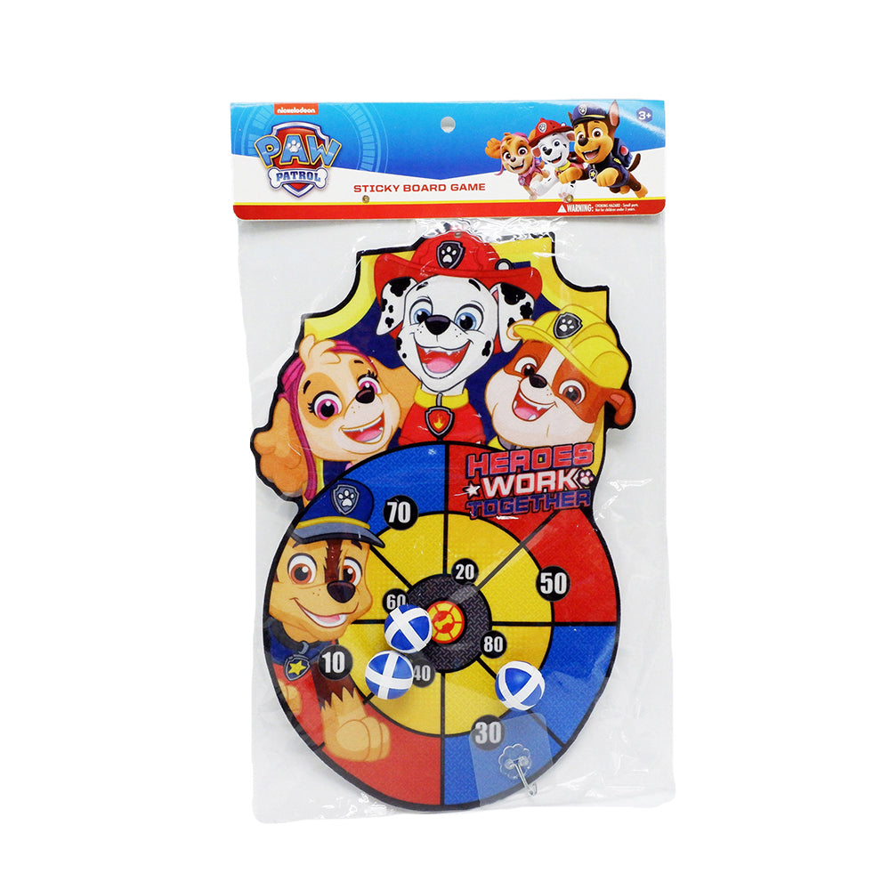 Paw Patrol Velcro Target Sticky Board Game