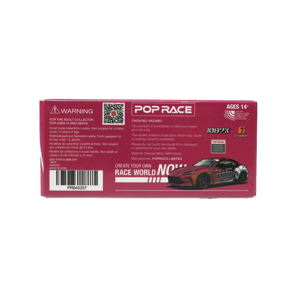 Pop Race 1:64 - PR64-207 Toyota GR86 CUP