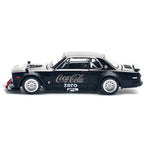 Pop Race x Tiny 1:64 Nissan Skyline GT-R V8 Drift (Hakosuka), Coca-Cola Edition, Black