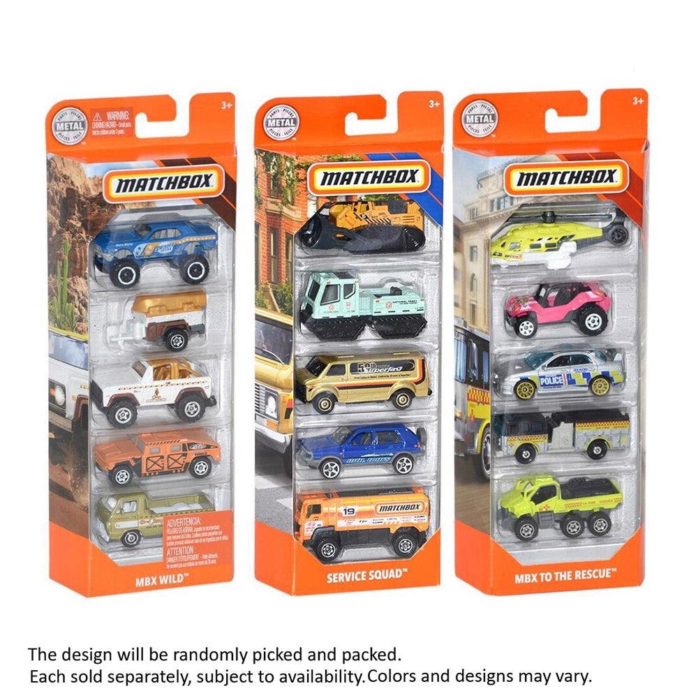 Matchbox 1:55 5 Pack Diecast Vehicle Main image