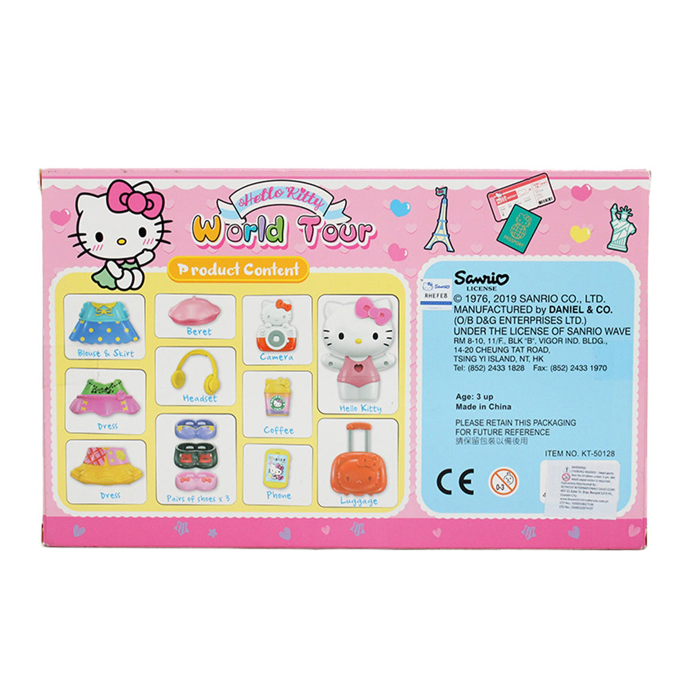 Sanrio – Original Hello Kitty World Tour Mix & Match Dress Up with 3 Styles