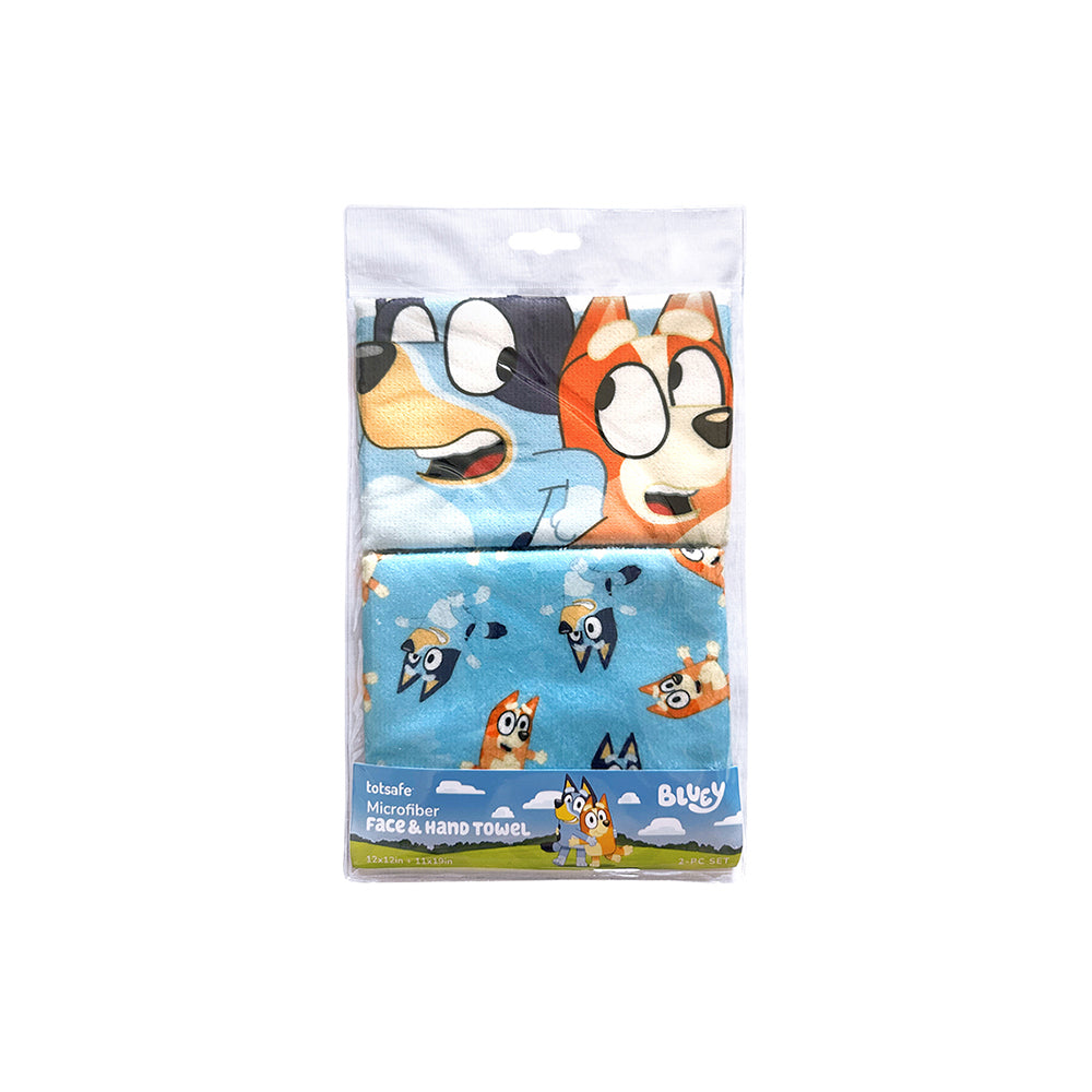 Totsafe Bluey Core Microfiber Face & Hand Towel Set (2 pcs) Secondary image