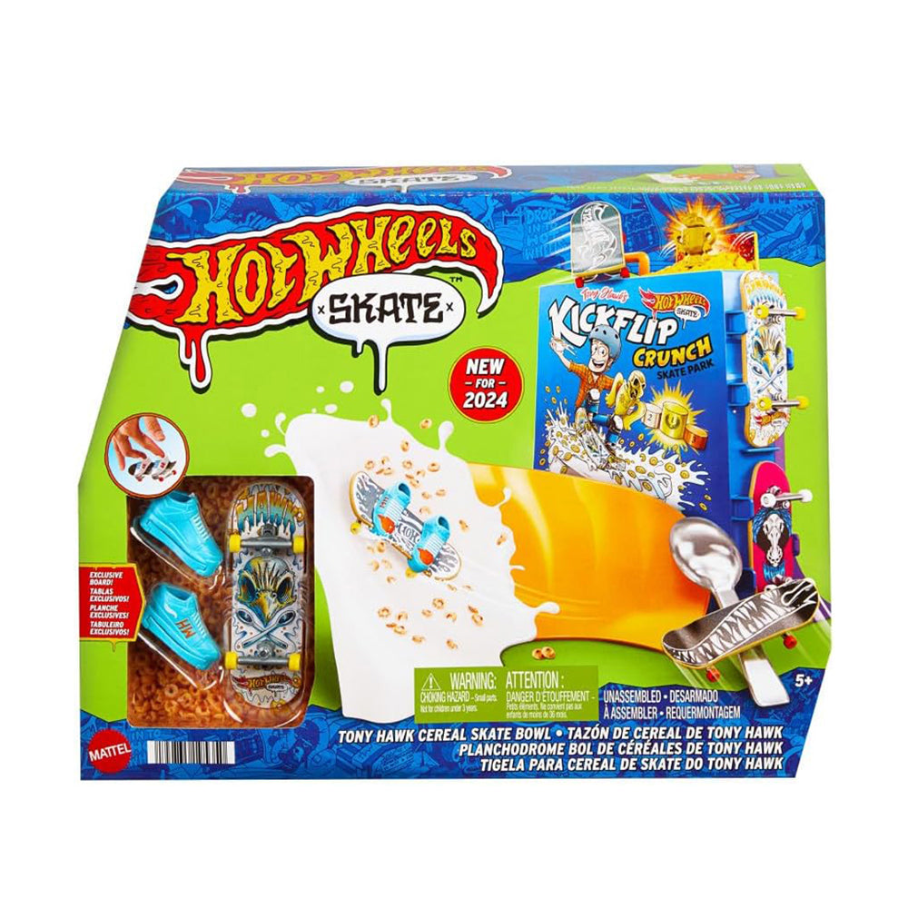Hot Wheels Skate Tony Hawk Cereal Skate Bowl Fingerboard Set Main image