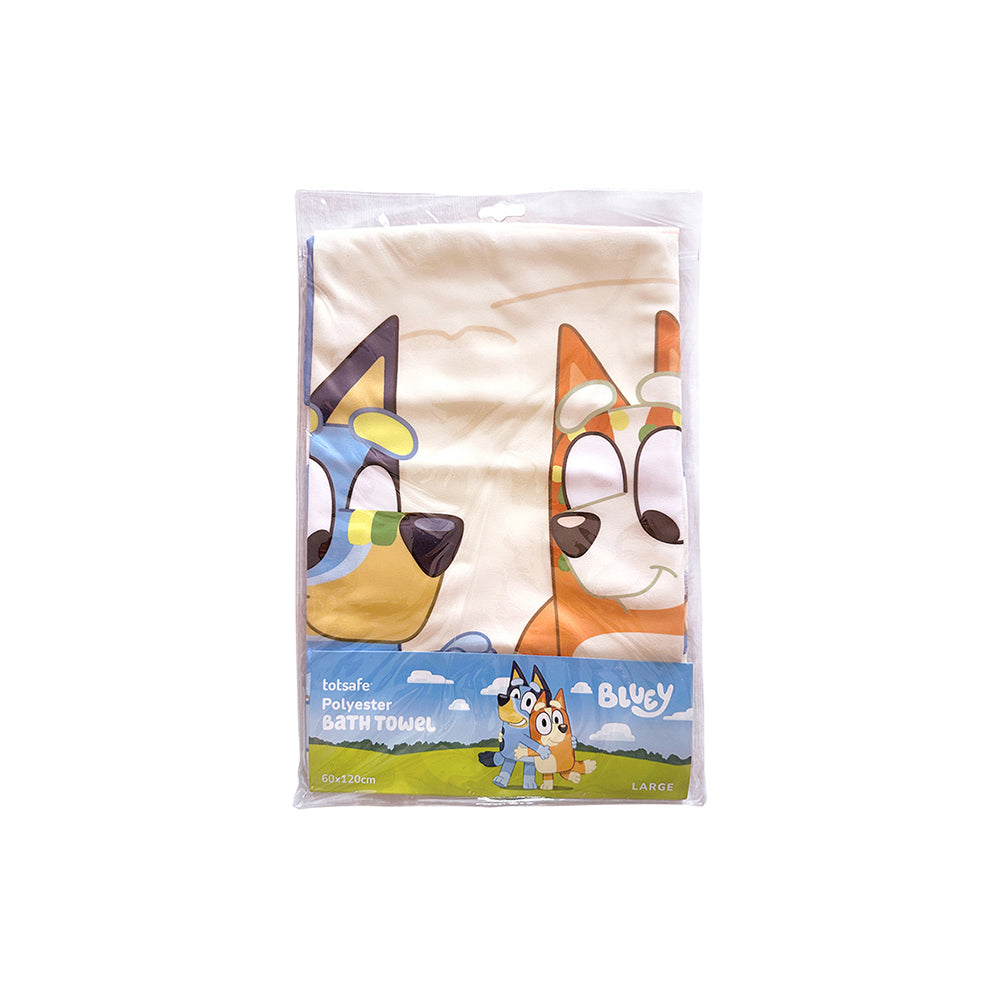 Totsafe Bluey Microfiber Towel, Large - Beach Day