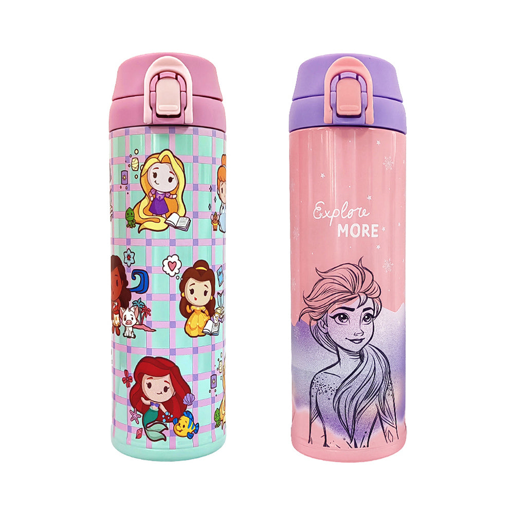 Zippies Lab Disney and Marvel 480ml Flip-Top Insulated Water Bottle Collection