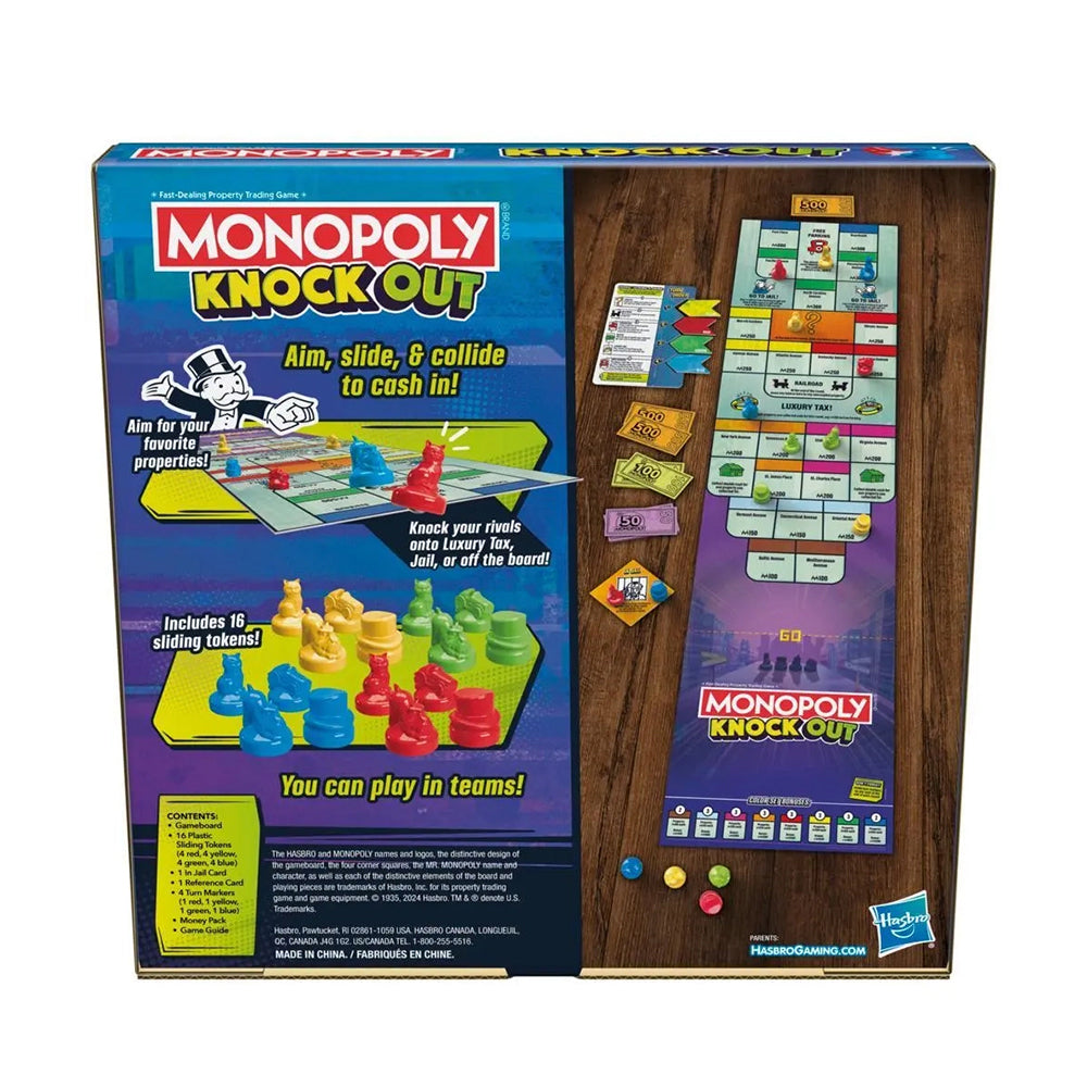 Monopoly Knockout Family Party Game