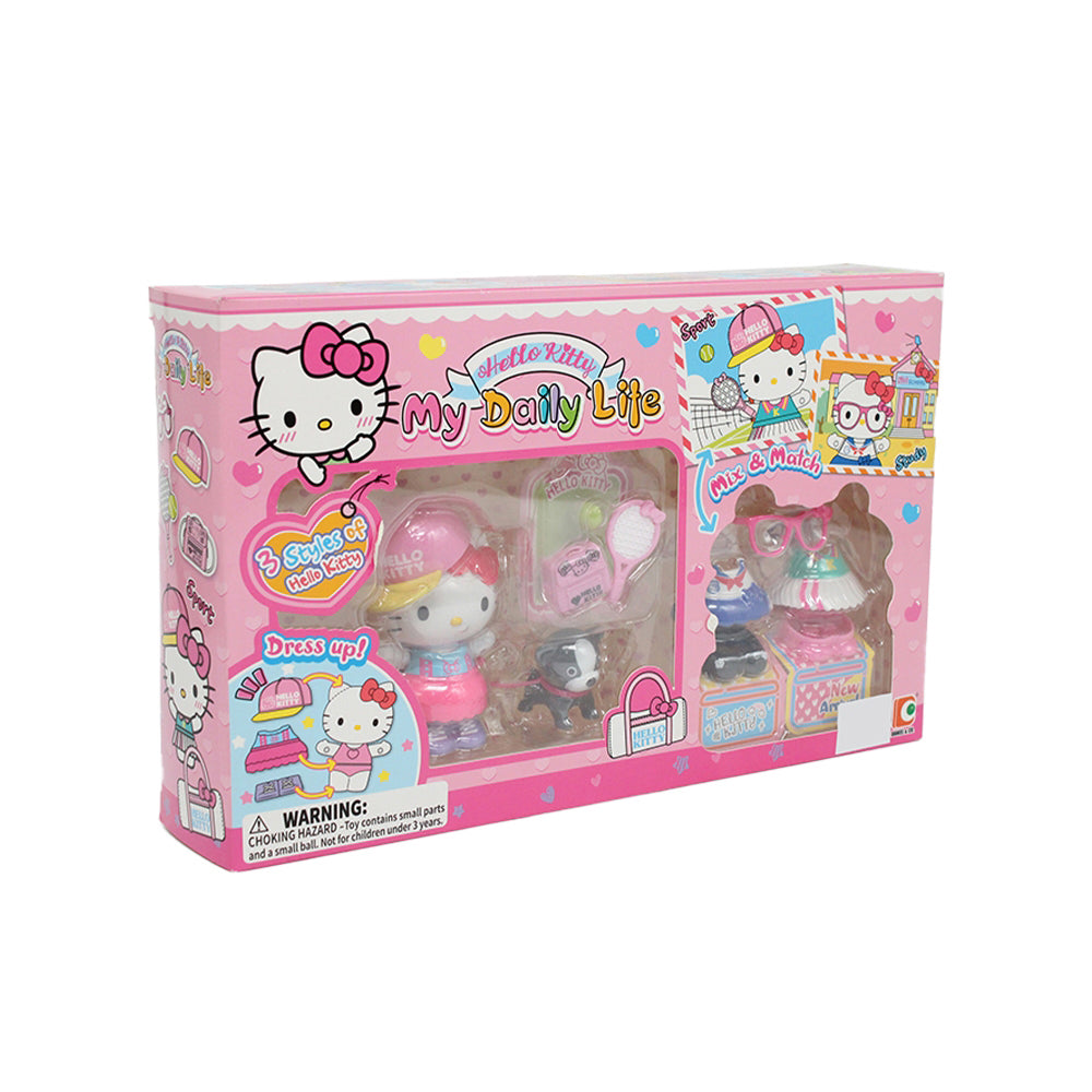 Sanrio – Original Hello Kitty, My Daily Life Mix & Match Dress Up with 3 Styles