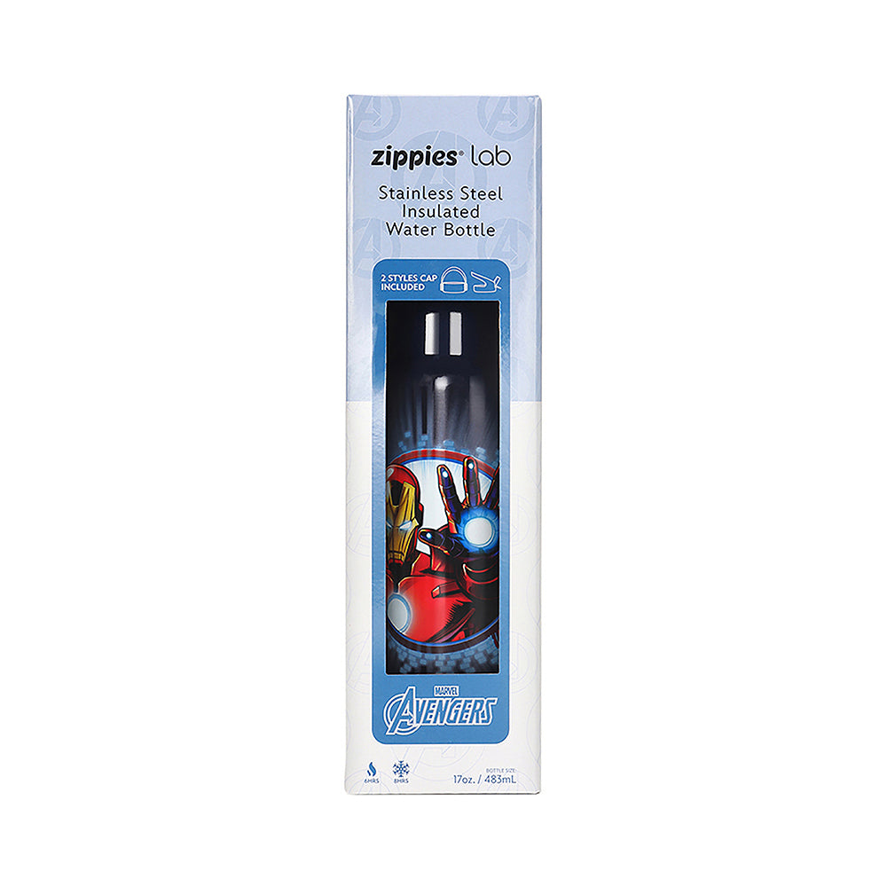 Zippies Lab Marvel Water Bottle Iron-Man