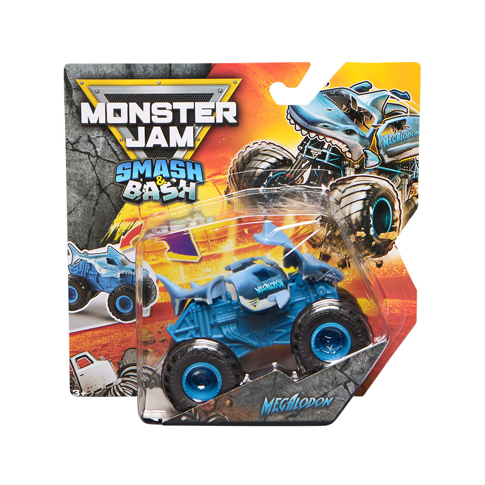 Monster Jam 1:64 Scale Toy Truck Smash & Bash Vehicle Random Assortment Secondary image