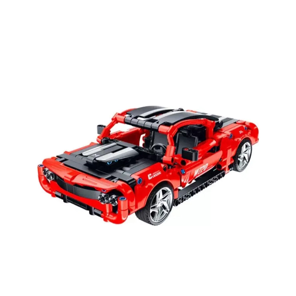 I Mechanical Master Pull Back Muscle Car No. 5820 457 Pieces Building Bricks Set Main image