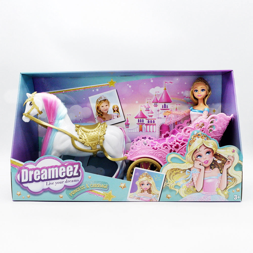 Dreameez Live Your Dreams - Princess and horse With Carriage Playset