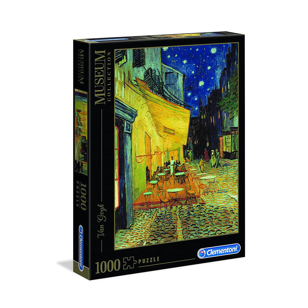 Clementoni Museum Collection, Vincent Van Gogh: Café Terrace At Night 1000 Puzzle (50x70 cm)