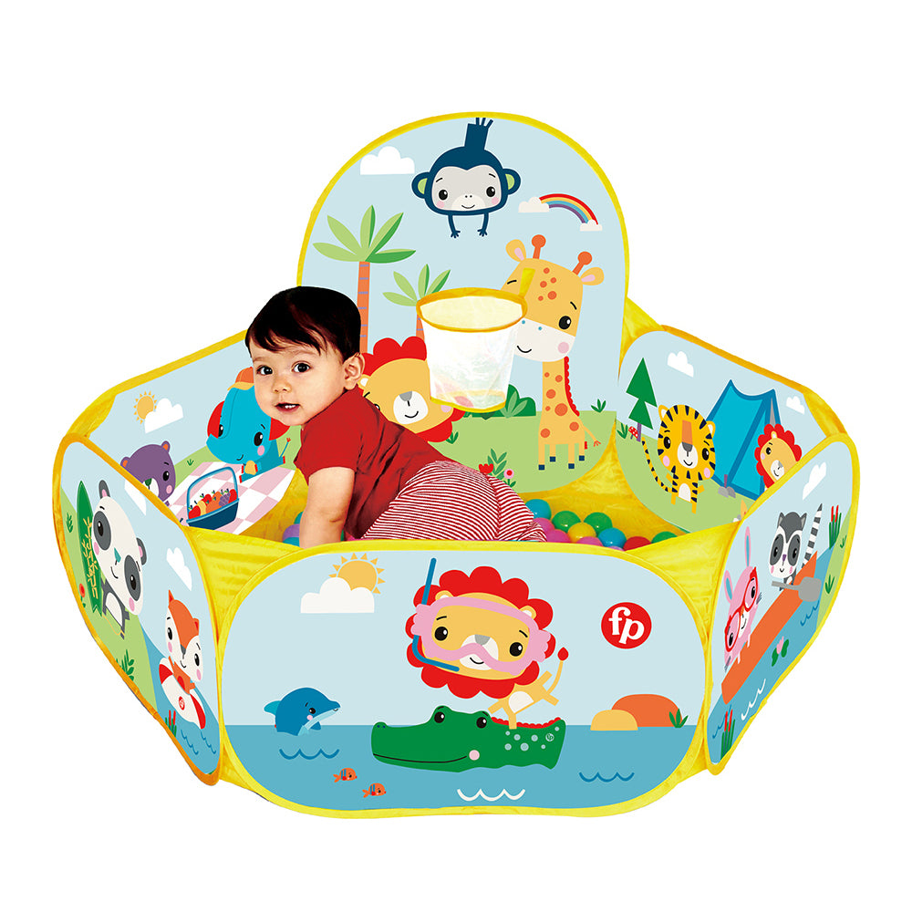Fisher Price Portable Sports Ball Pit with 25 Play Balls