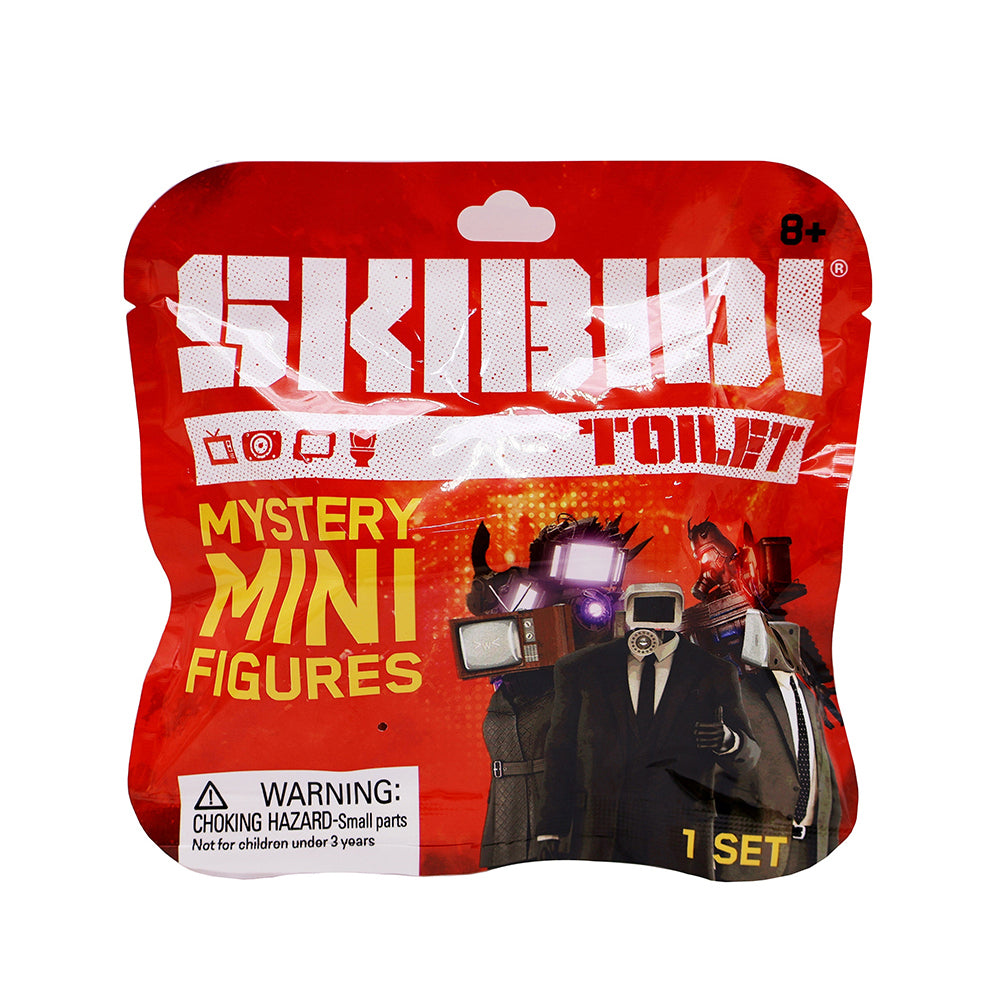 Bonkers Toys Skibidi Toilet Mystery Toilet Figures - Series One (Mystery Mini Figures)